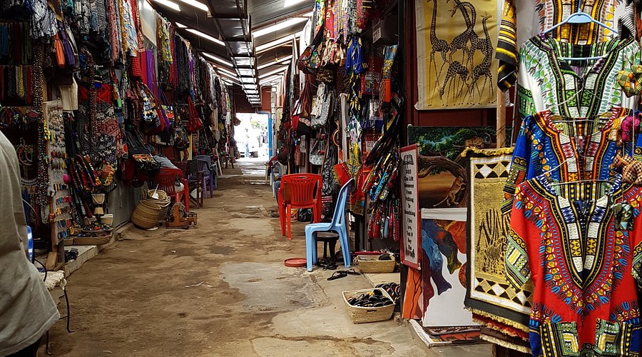 shops inside alleys in